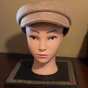 Universal Thread Fall Camel Adjustable Felt Captain Hat